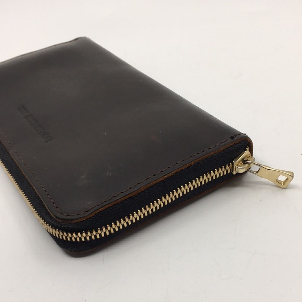 Portland Leather Goods Grizzly Zip Around Accordion Long Wallet - Picture 5 of 17